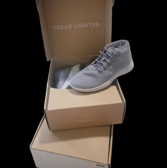 Allbirds Women’s Wool Runner Mizzles Gray Water-Repellent Sneakers Sz 9 New Gift - Picture 1 of 9